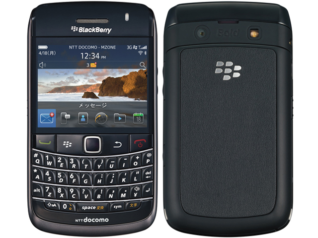 docomo　BlackBerry Bold 9780画像